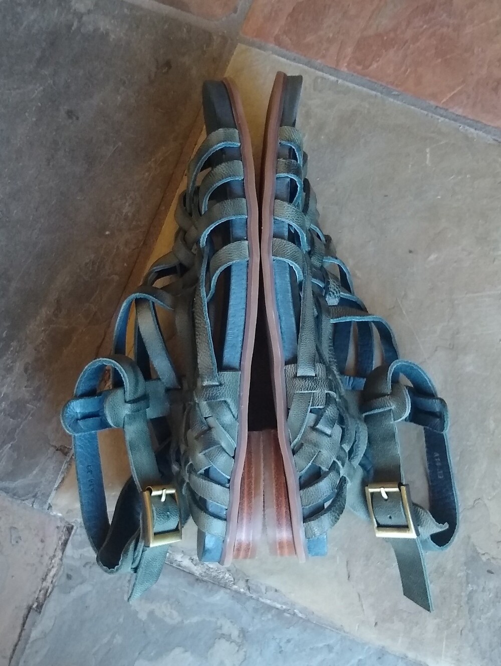 Like New ANTELOPE Rachel Gladiator Sandals EU 39 US 8-8.5 Worn 1x! - Picture 5 of 12
